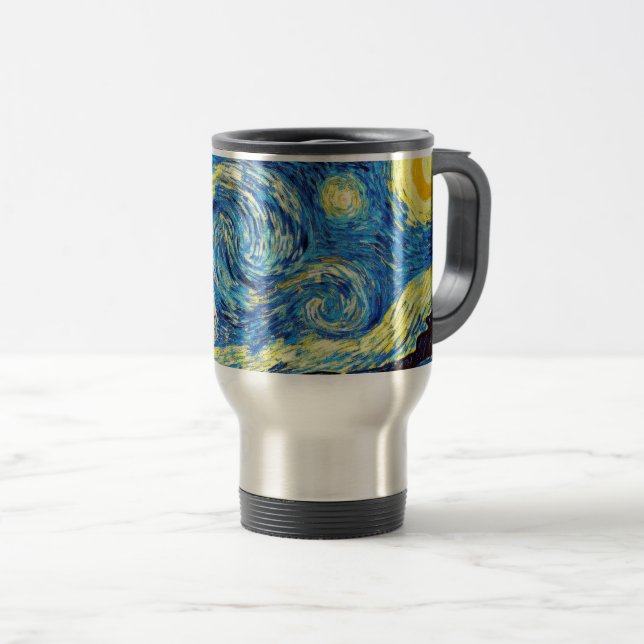Taza De Viaje Noche estrellada de Vincent van Gogh (Anverso derecho)