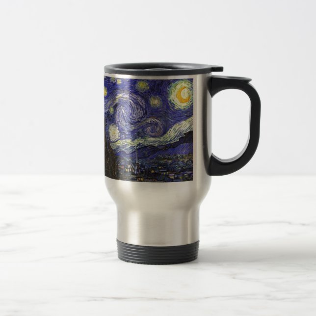 Taza De Viaje Noche Van Gogh Starry (Derecha)