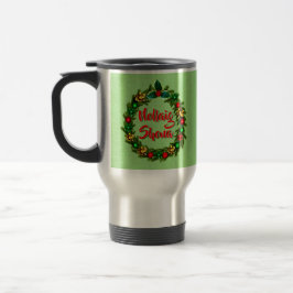 Taza De Viaje Nollaig Irlandés Shona Feliz Navidad
