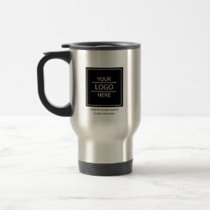 Taza De Viaje Nombre comercial del personalizado y logotipo de l