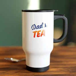 Taza De Viaje Nombre de papá Tea No Sugar Travel Mug