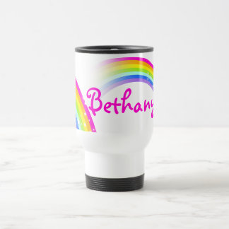 Taza De Viaje Nombre del arcoiris para viajes / club de chicas p