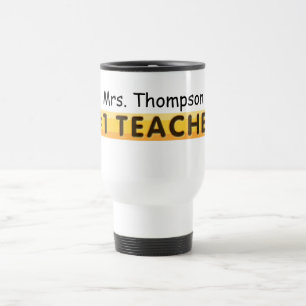 Taza De Viaje Nombre del personalizado del profesor del KRW #1