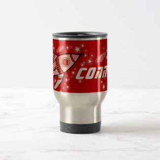 Taza De Viaje Nombre personalizado (6 letras) espacio calumnias