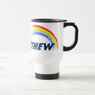 Taza De Viaje Nombre personalizado arcoiris viajes niños barro a