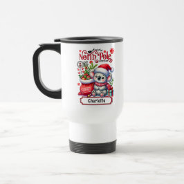 Taza De Viaje Nombre personalizado de las navidades de Koala