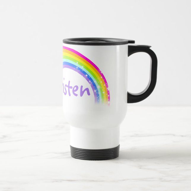 Taza De Viaje Nombre personalizado de viaje arco iris / club de  (Derecha)