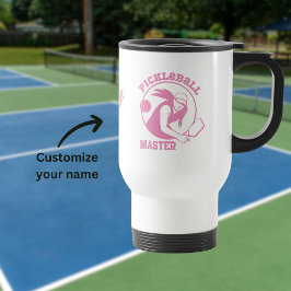 Taza De Viaje Nombre personalizado del jugador del juego del mae