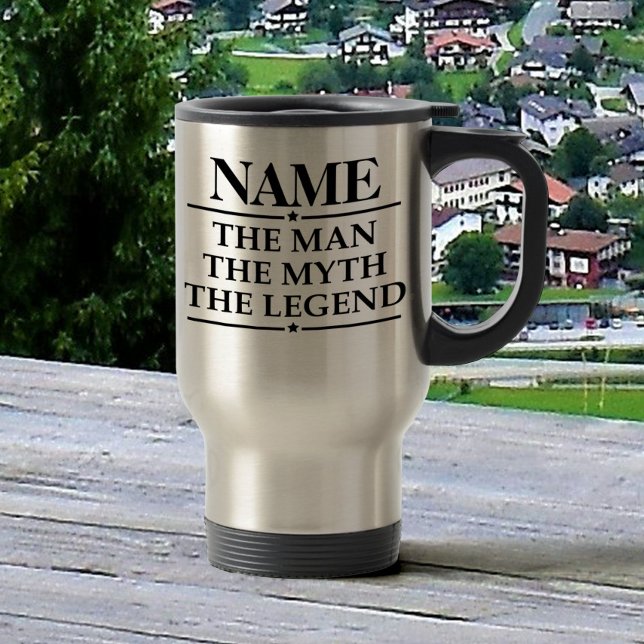 Taza De Viaje Nombre Personalizado El Hombre El Mito La Leyenda (Subido por el creador)