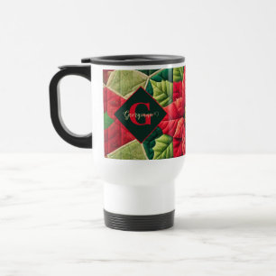 Taza De Viaje Nombre Personalizado Festividad Patchwork Floral P