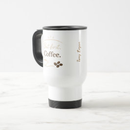 Taza De Viaje Nombre personalizado minimalista