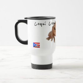 Taza De Viaje Nombre Personalizar Bandera de Puerto Rico