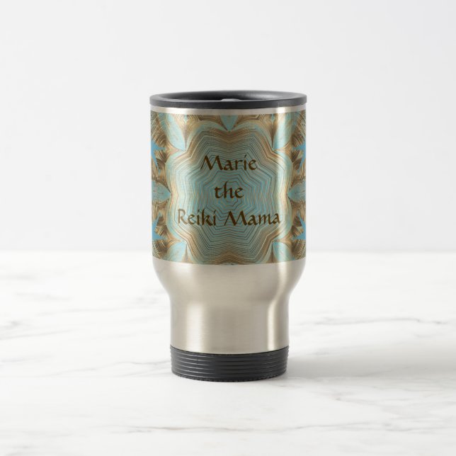 Taza De Viaje Nombre Reiki Mama (Centro)