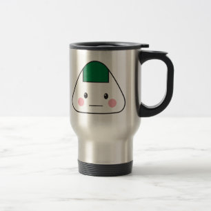 Taza De Viaje Nori japonés de la alga marina de la bola de arroz