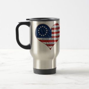 Taza De Viaje Nosotros, el pueblo, el corazón de la bandera esta