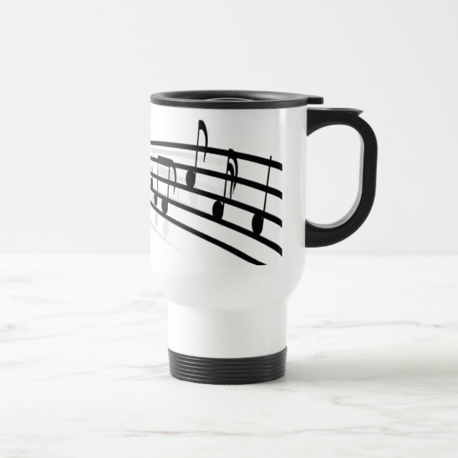 Taza De Viaje Notas de la música (Derecha)