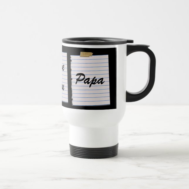 Taza De Viaje Notas del amor para la papá (Derecha)