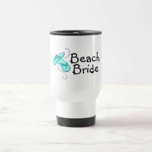 Taza De Viaje Novia de la playa (flip-flop)