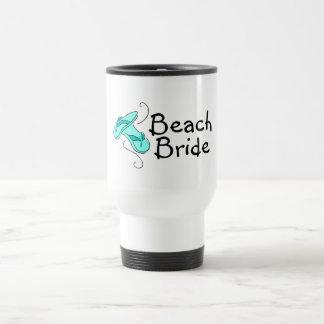 Taza De Viaje Novia de la playa (flip-flop)