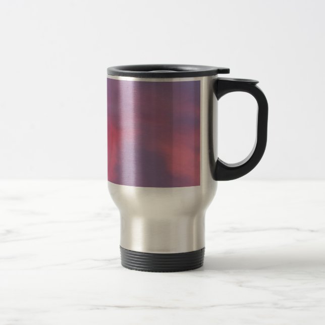 Taza De Viaje Nubes Rosadas Azules (Derecha)