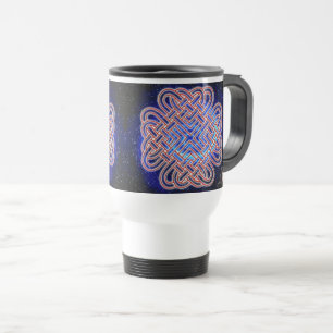 Taza De Viaje Nudo de amor celta galáctico
