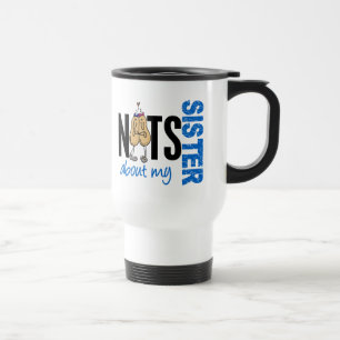 Taza De Viaje Nueces sobre mi AZUL de la hermana 1