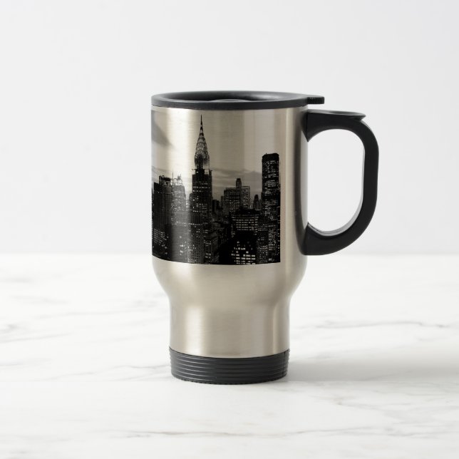 Taza De Viaje Nueva York en blanco y negro (Derecha)