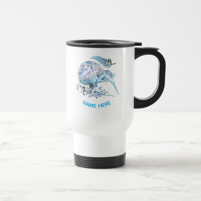 TAZA DE VIAJE NUEVA ZEALAND KIWI PAUA (Derecha)