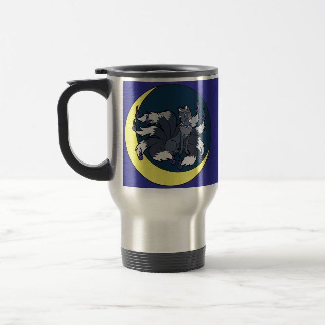 Taza De Viaje Nueve Silver Fox (Kitsune) (Izquierda)