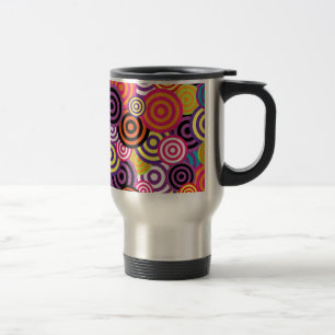 Taza De Viaje Nuevo arte de resumen de círculo