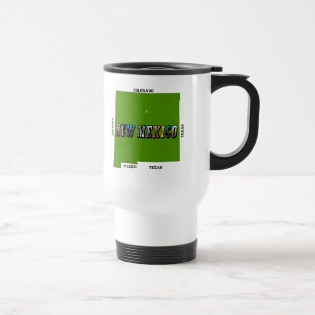 Taza De Viaje Nuevo mapa de México - Texto de la foto (Derecha)