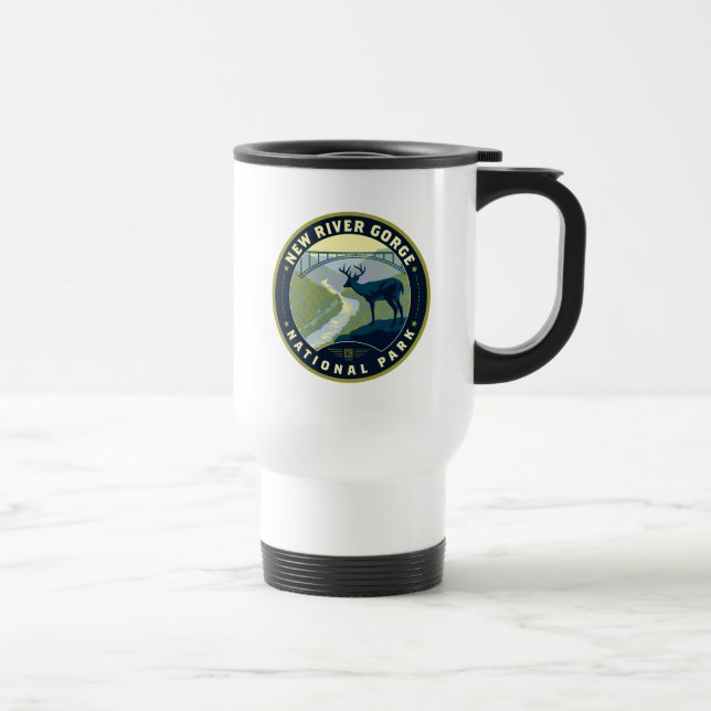 Taza De Viaje Nuevo Parque Nacional de la Garganta del Río (Derecha)
