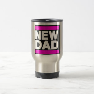 Taza De Viaje Nuevo rosa del papá
