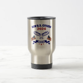 Taza De Viaje Nuevo vehículo de viajes Eagle & Flags 2024 para c