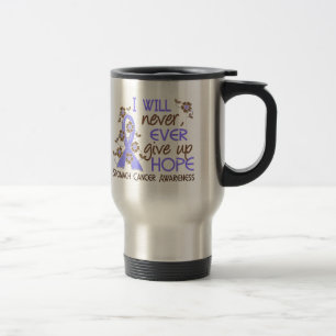 Taza De Viaje Nunca dé para arriba al cáncer de estómago de l