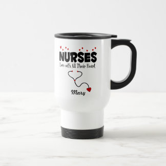 Taza De Viaje Nurse Heart Gift