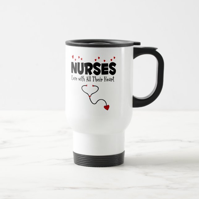 Taza De Viaje Nurse Heart Gift (Derecha)