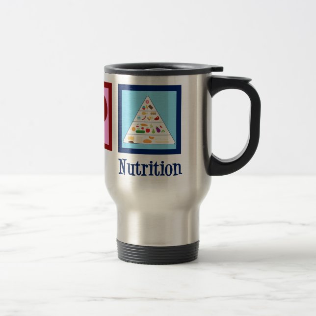 Taza De Viaje Nutrición de amor por la paz (Derecha)