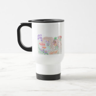 Taza De Viaje Obras de arte de niños personalizados, dos ratones