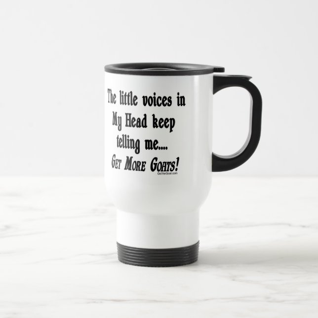 Taza De Viaje Obtener más cabras divertidas cabras (Derecha)