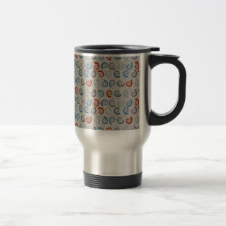 Taza De Viaje Ocean Swirls Linen Look