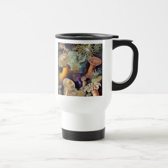 Taza De Viaje Océano marino Anemone Científico (Derecha)