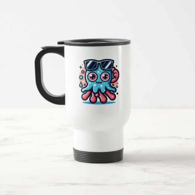 Taza De Viaje Octopus de Splashy (Izquierda)
