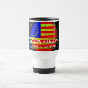 TAZA DE VIAJE OCUPAR EL PODER DE ESTADOS UNIDOS AL PUEBLO