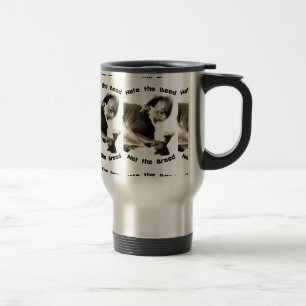 Taza De Viaje odia la acción no la raza pitbull