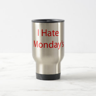 Taza De Viaje odio lunes