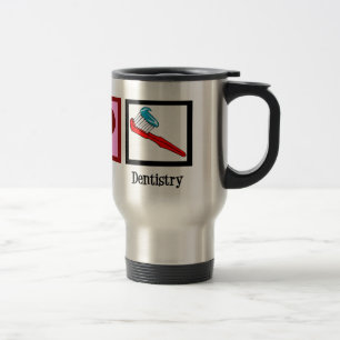 Taza De Viaje Odontología del amor de la paz