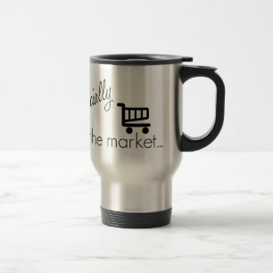 Taza De Viaje Oficialmente del diseño divertido de la boda del