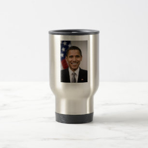 Taza De Viaje Oficina del Presidente Electo Barack Obama