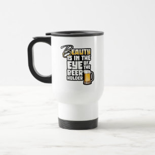 Taza De Viaje Ojo de la Beer Holder - Funny Beer Drinker